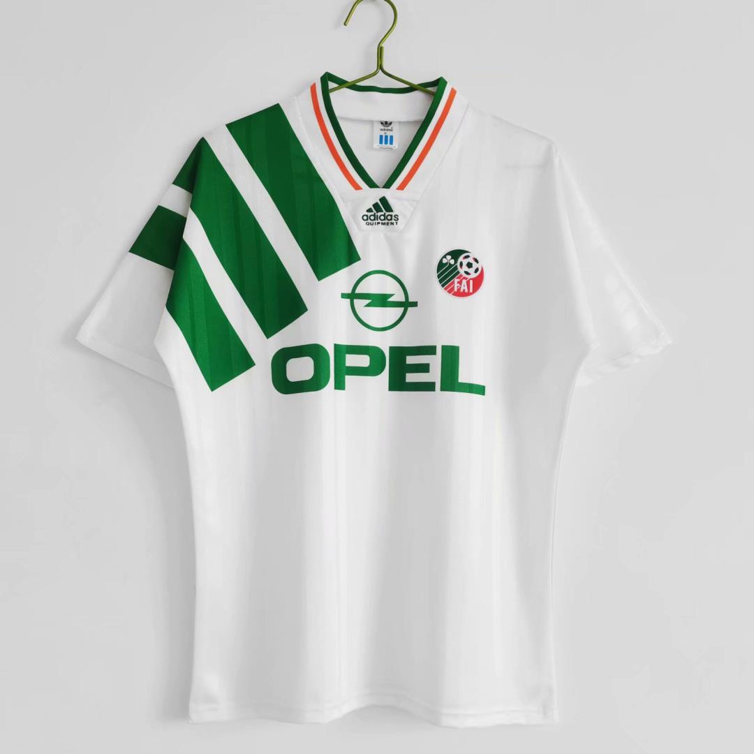 AAA Quality Ireland 92/94 Away White Soccer Jersey